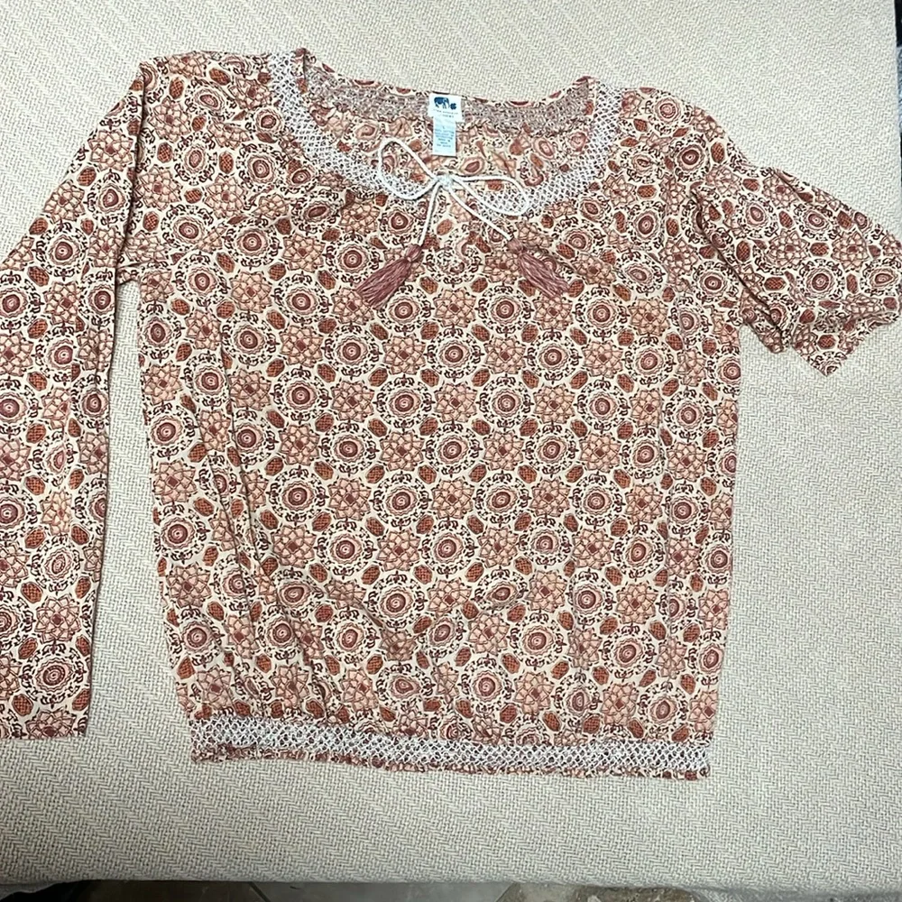 Lucky Brand long sleeve blouse SIZE Large…I do love and take offers! - Picture 4 of 13